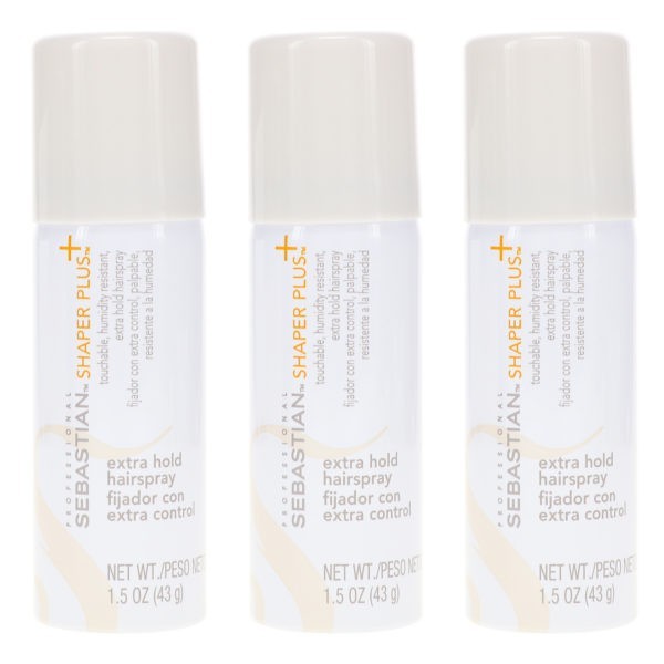 Sebastian Shaper Plus Extra Hold Hairspray 1.5 oz 3 Pack