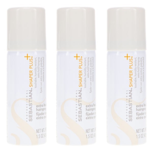 Sebastian Shaper Plus Extra Hold Hairspray 1.5 oz 3 Pack