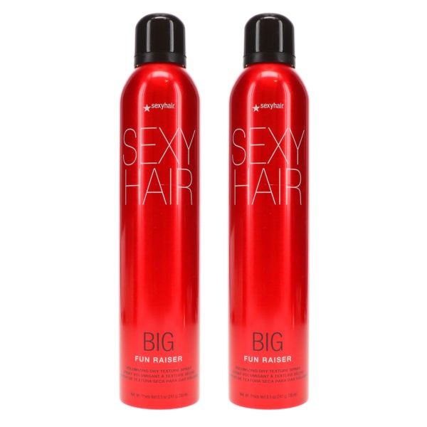 Sexy Hair Big Fun Raiser Volumizing Dry Texture Spray 8.5 oz 2 Pack