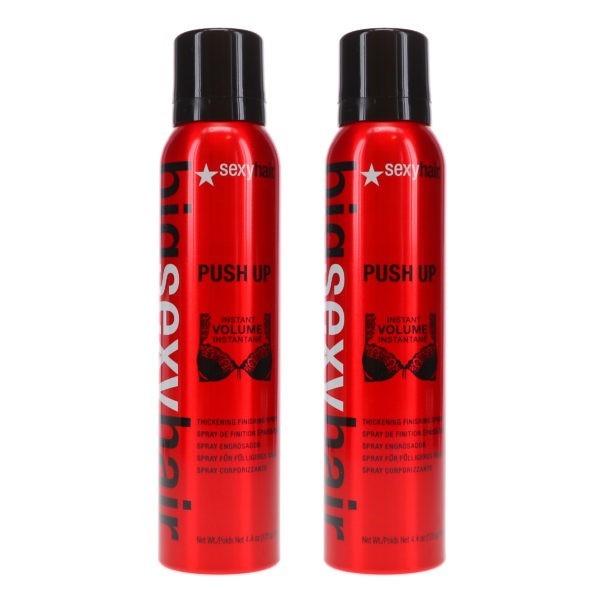 Sexy Hair Big Sexy Hair Push Up Instant Volume Thickening Finishing Spray 4.4 oz 2 Pack