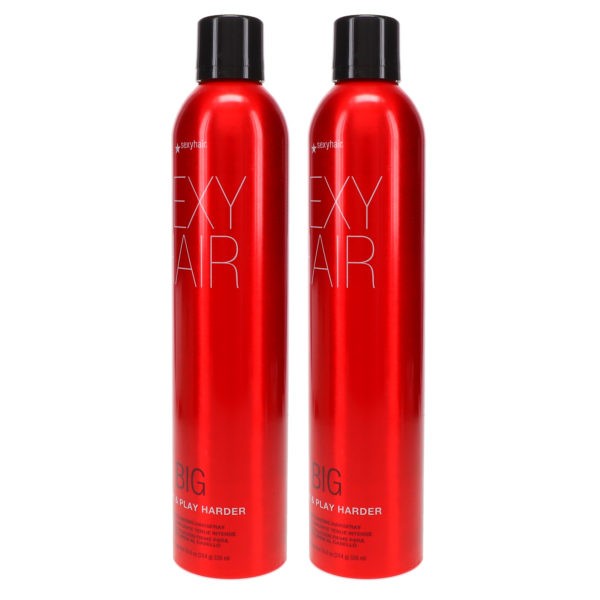 Sexy Hair Big Sexy Hair Spray and Play Harder Firm Volumizing Hairspray 10 oz 2 Pack