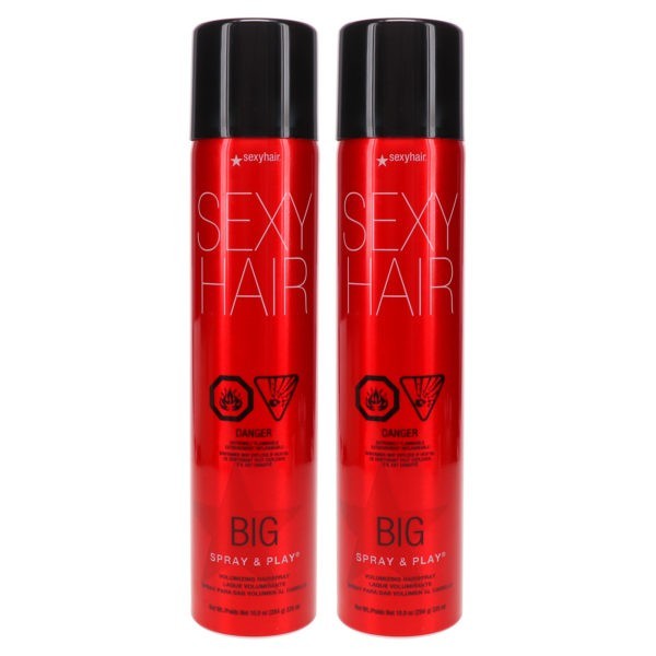 Sexy Hair Big Sexy Hair Spray and Play Volumizing Hairspray 10 oz 2 Pack