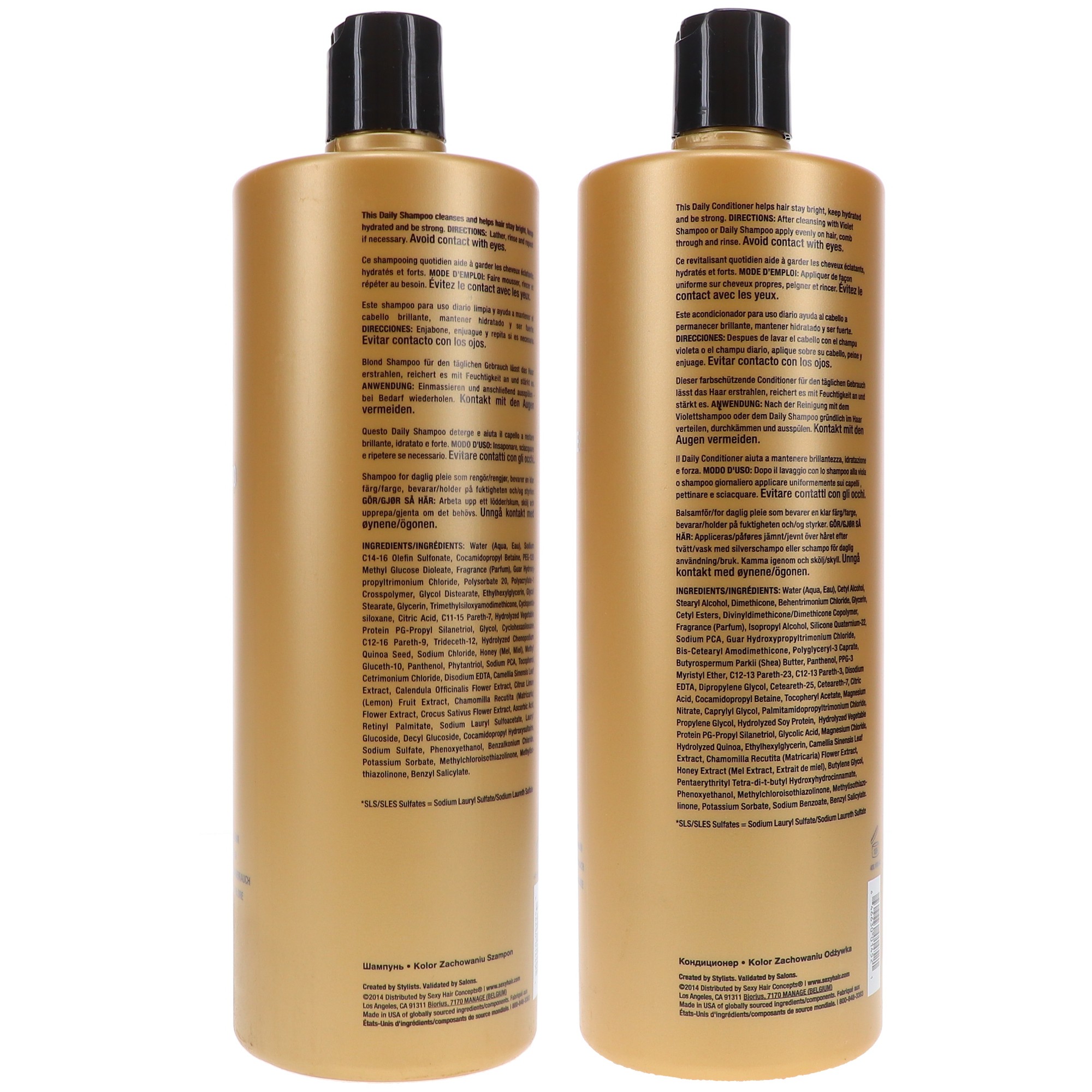 Sexy Hair Blonde Sexy Hair Bombshell Blonde Shampoo 33.8 oz & Bombshell Blonde Conditioner 33.8 oz Combo Pack