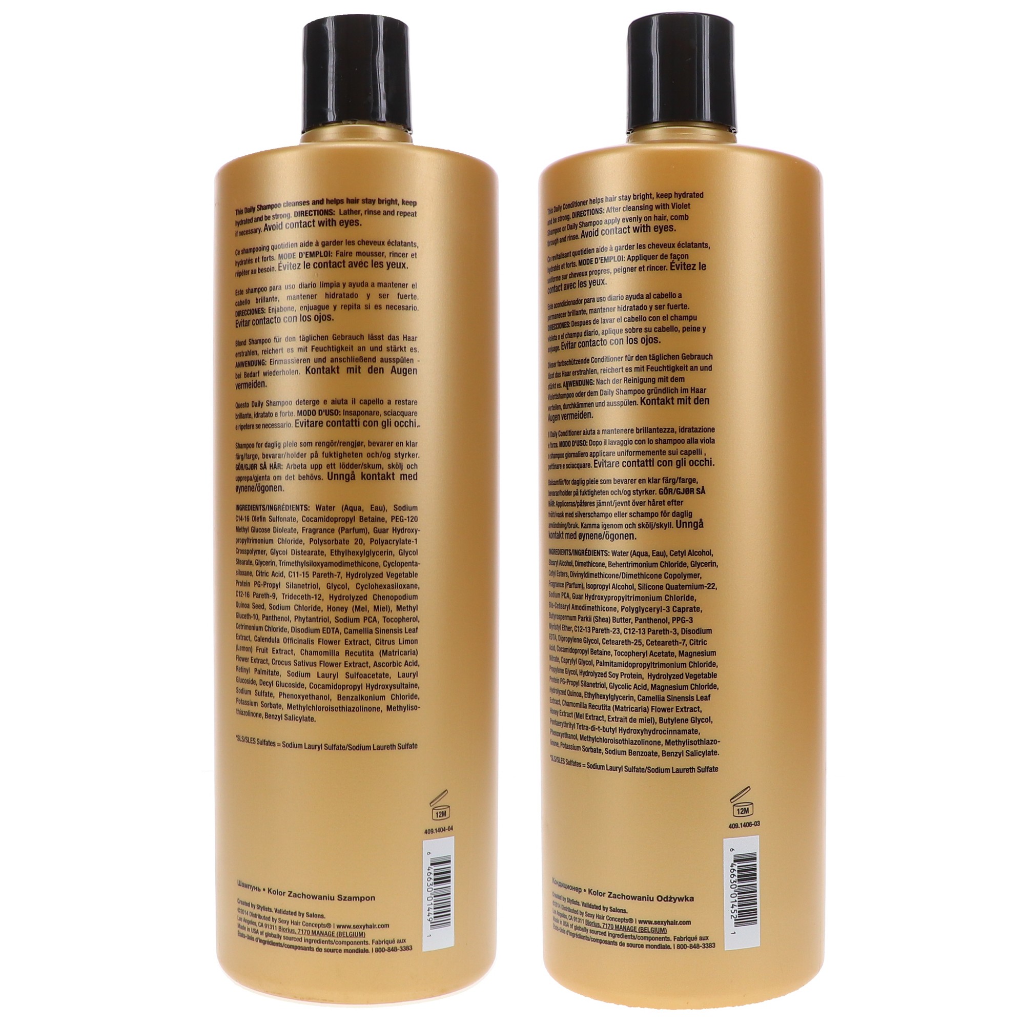 Sexy Hair Blonde Sexy Hair Bombshell Blonde Shampoo 33.8 oz & Bombshell Blonde Conditioner 33.8 oz Combo Pack