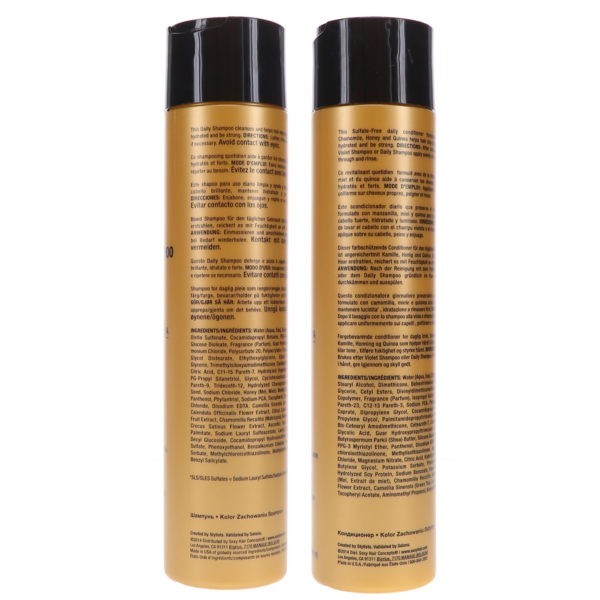 Sexy Hair Blonde Sexy Hair Sulfate-Free Bombshell Blonde Shampoo 10.1 oz & Blonde Bombshell Blonde Sulfate Free Daily Conditioner 10.1 oz Combo Pack