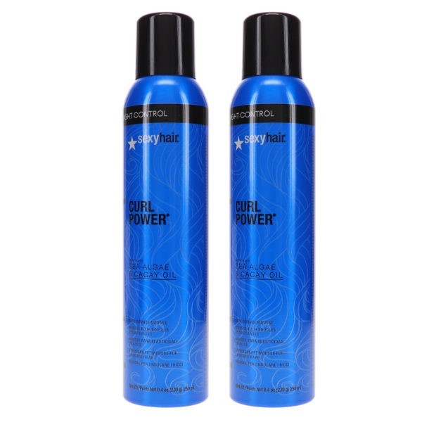 Sexy Hair Curly Sexy Hair Curl Power Curl Bounce Mousse 8.4 oz 2 Pack