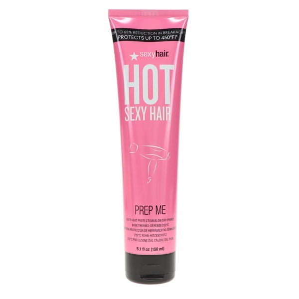 Sexy Hair Hot Sexy Hair Prep Me Heat Protection Blow Dry Primer 5.1 oz