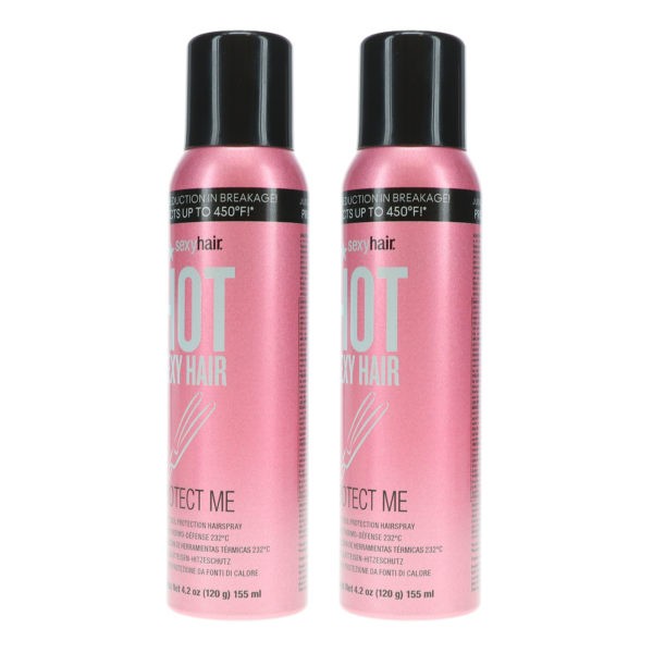 Sexy Hair Hot Sexy Hair Protect Me 450° Hot Tool Protection Hairspray 4.2 oz 2 Pack