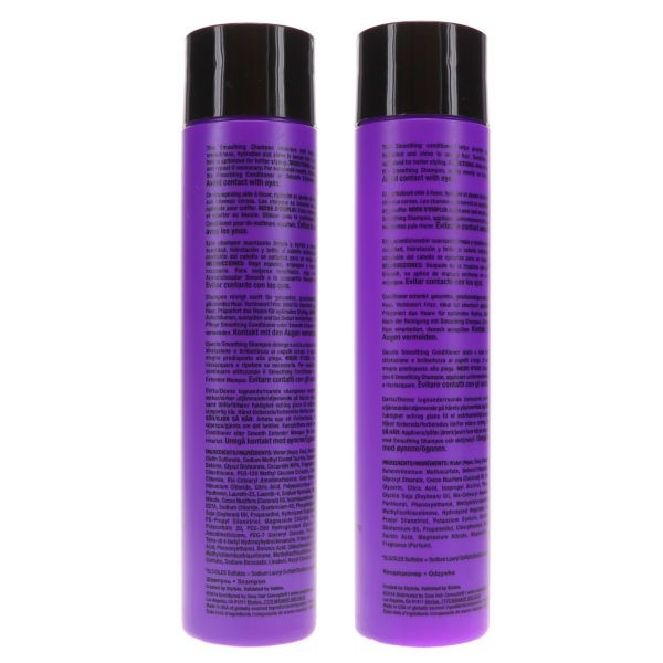 Sexy Hair Smooth Sexy Hair Sulfate Free Smoothing Anti Frizz Shampoo 10.1 oz & Smooth Sulfate Free Smoothing Anti Frizz Conditioner 10.1 oz Combo Pack