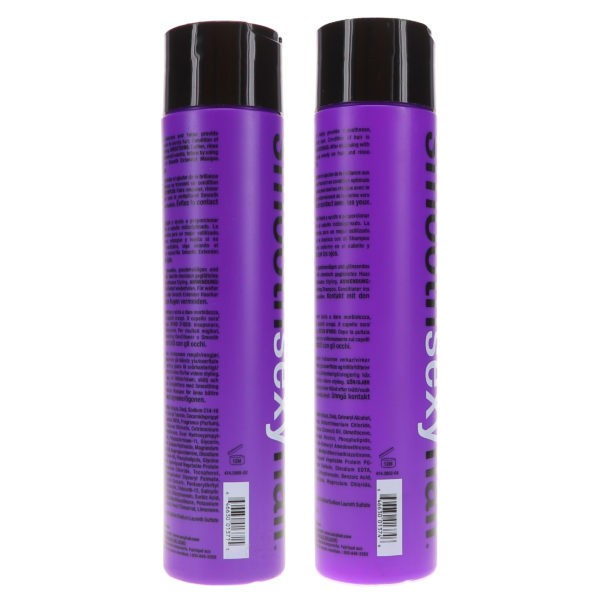 Sexy Hair Smooth Sexy Hair Sulfate Free Smoothing Anti Frizz Shampoo 10.1 oz & Smooth Sulfate Free Smoothing Anti Frizz Conditioner 10.1 oz Combo Pack
