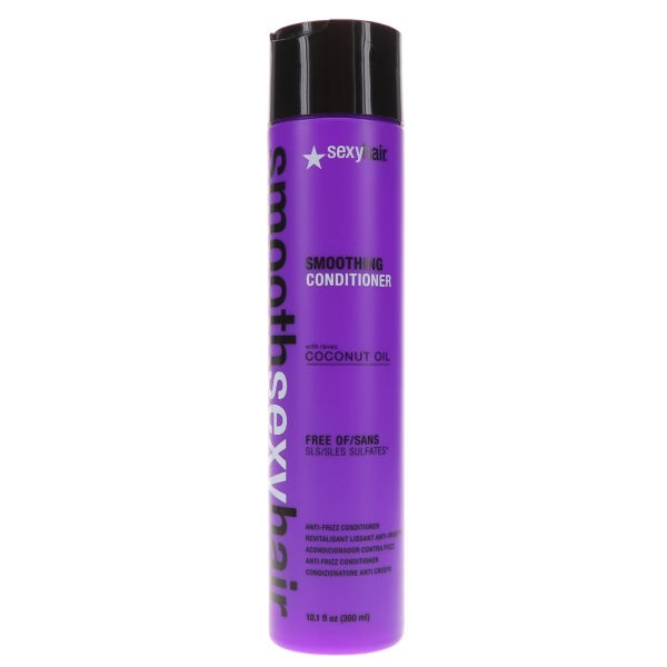 Sexy Hair Smooth Sexy Hair Sulfate Free Smoothing Anti Frizz Shampoo 10.1 oz & Smooth Sulfate Free Smoothing Anti Frizz Conditioner 10.1 oz Combo Pack