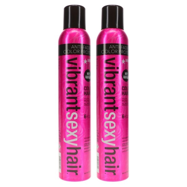 Sexy Hair Vibrant Sexy Hair Color Lock UV Color Protection Hairspray 8 oz 2 Pack