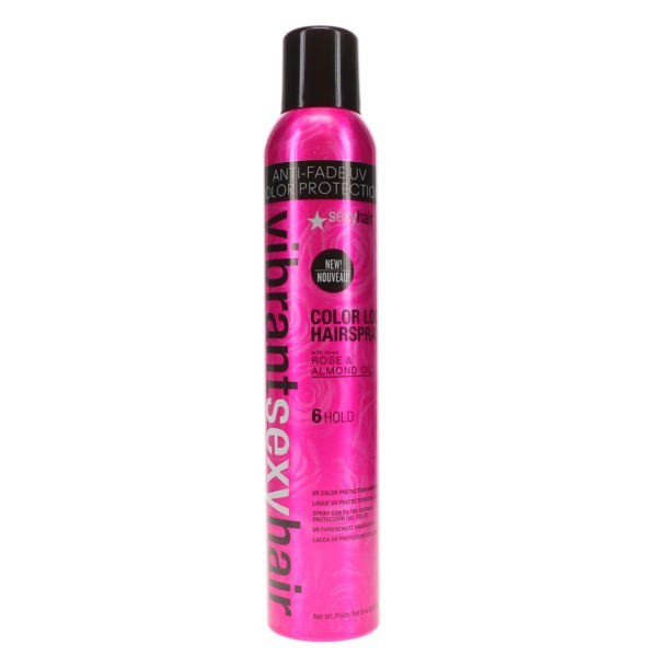 Sexy Hair Vibrant Sexy Hair Color Lock UV Color Protection Hairspray 8 oz 2 Pack