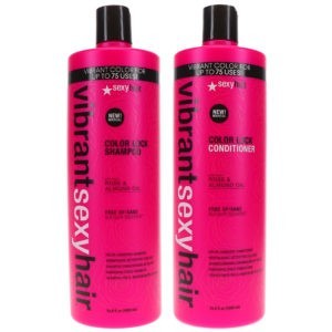 Sexy Hair Vibrant Sexy Hair Color Lock Shampoo 33.8 oz & Color Lock Conditioner 33.8 oz Combo Pack