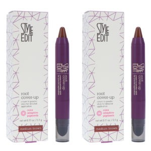 Style Edit Instant Root Cover Up Stick Medium Brown 0.11 oz 2 Pack