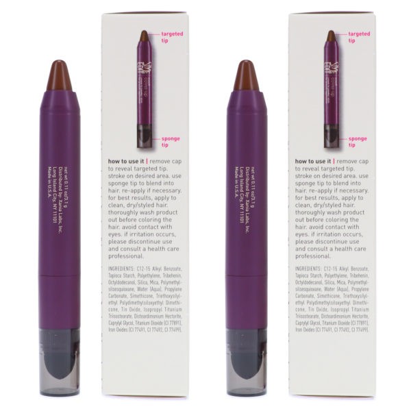 Style Edit Instant Root Cover Up Stick Medium Brown 0.11 oz 2 Pack