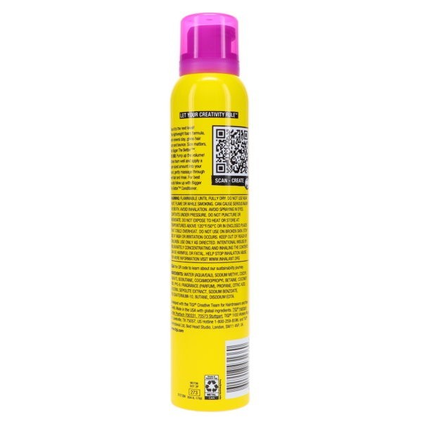 TIGI Bed Head Bigger The Better Volume Foam Shampoo 6.8 oz