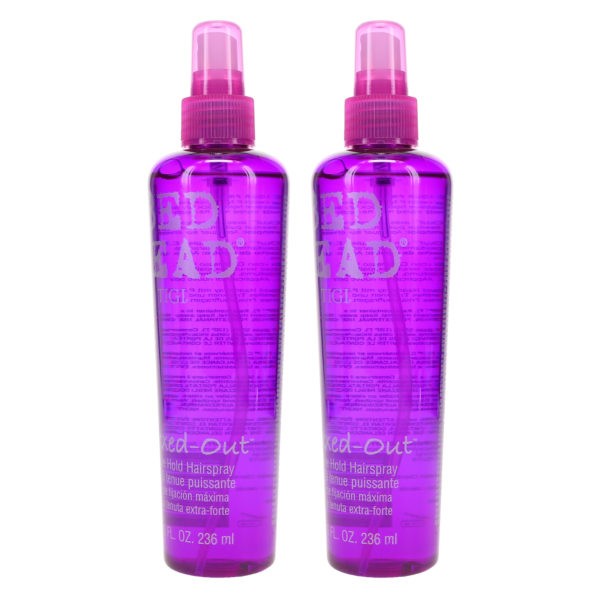 TIGI Bed Head Maxxed Out Massive Hold Hairspray 8 oz 2 Pack