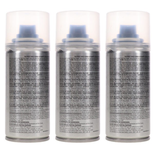 TIGI Bed Head Mini Hard Head 3 oz 3 Pack