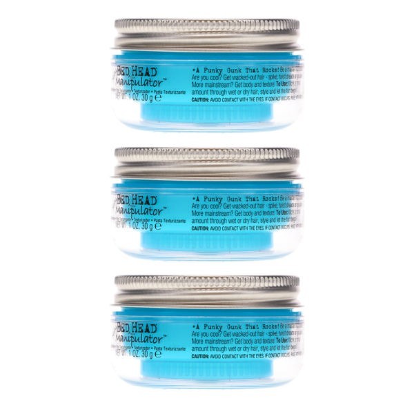 TIGI Bed Head Mini Manipulator Hair Cream 1 oz 3 Pack