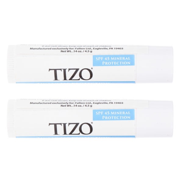 TIZO Solar Protection Formula LIPTECT SPF 45 0.14 oz 2 Pack