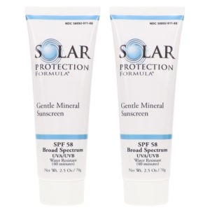 TIZO Solar Protection Formula Sunscreen SPF 58 2.5 oz 2 Pack