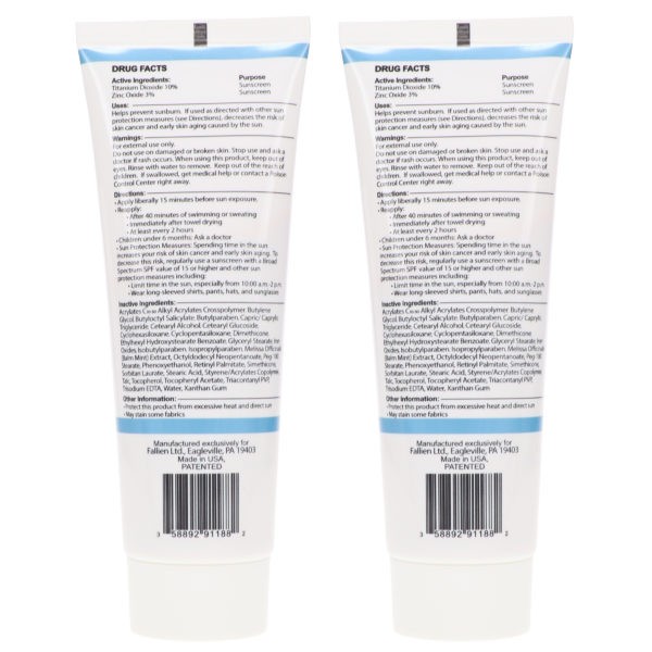 TIZO Solar Protection Formula Sunscreen SPF 58 2.5 oz 2 Pack