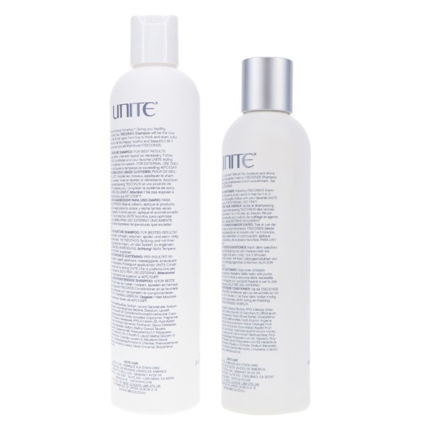 UNITE Hair 7 Seconds Shampoo 10 oz & 7 Seconds Conditioner 8 oz Combo Pack