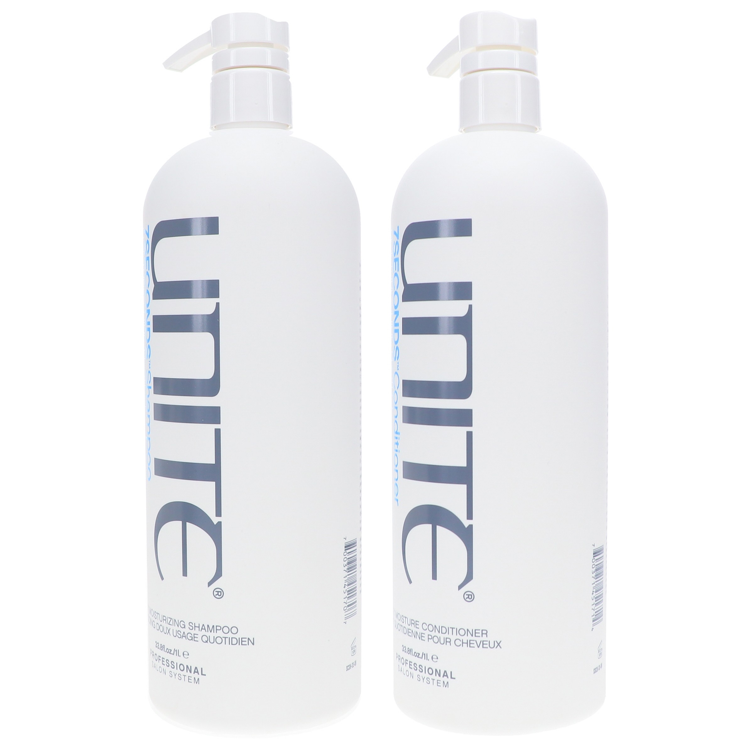 UNITE Hair 7 Seconds Shampoo 33.8 oz & 7 Seconds Conditioner 33.8 oz Combo Pack