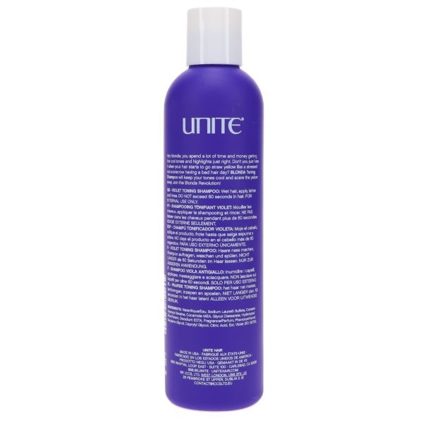 UNITE Hair Blonda Shampoo Tone Brighten 8 oz