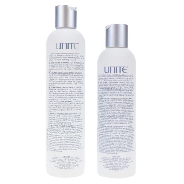 UNITE Hair Boosta Shampoo 10 oz & Hair Boosta Nourishing Conditioner 8 oz Combo Pack