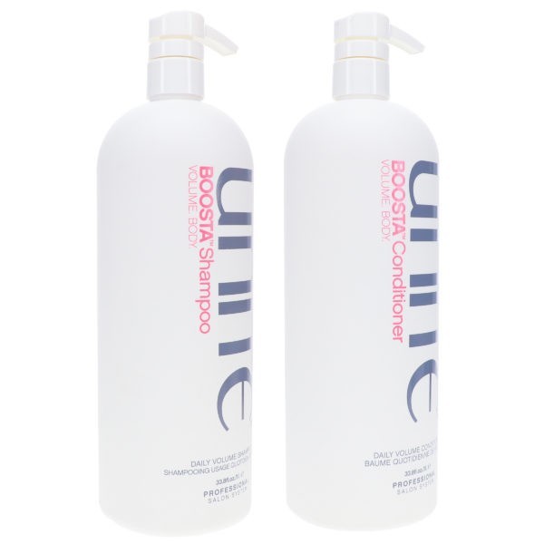 UNITE Hair Boosta Shampoo 33.8 oz & Boosta Conditioner Hair Treatment 33.8 oz Combo Pack