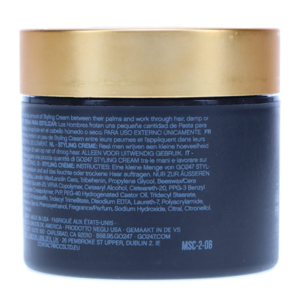 UNITE Hair GO247 Real Men Styling Cream 2 oz