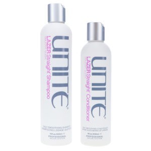 UNITE Hair Lazer Straight Shampoo 10 oz & Lazer Straight Conditioner 8 oz Combo Pack