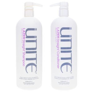 UNITE Hair Lazer Straight Shampoo 33 oz & Lazer Straight Conditioner 33 oz Combo Pack