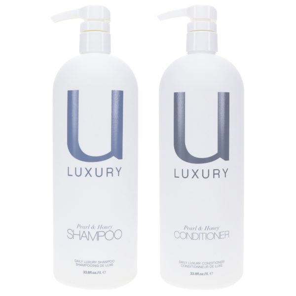 UNITE Hair U Luxury Pearl and Honey Shampoo 33 oz & Luxury Pearl and Honey Conditioner 33 oz Combo Pack
