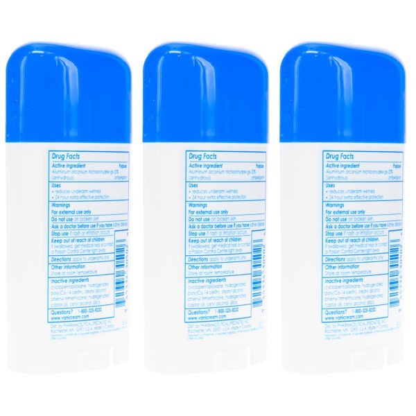 Vanicream Anti-Perspirant Deodorant 2.25 oz 3 Pack