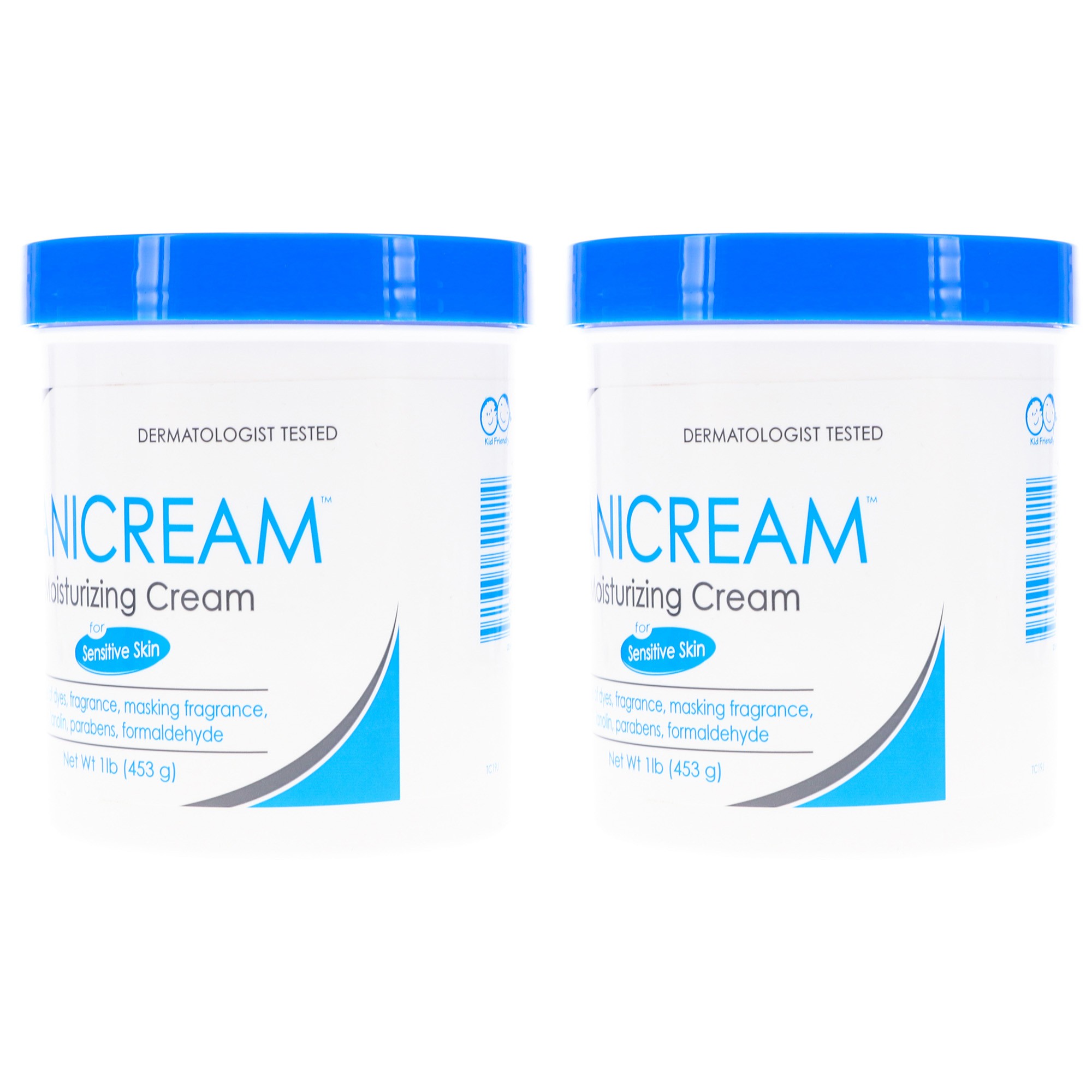 Vanicream Moisturizing Skin Cream 16 oz 2 Pack