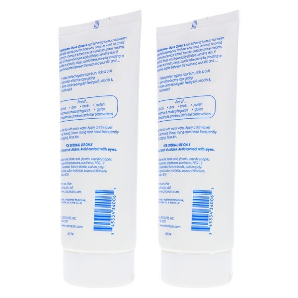 Vanicream Shave Cream 6 oz 2 Pack