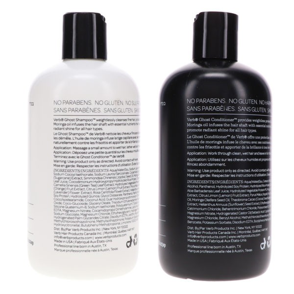 Verb Ghost Shampoo 12 oz & Ghost Conditioner 12 oz Combo Pack