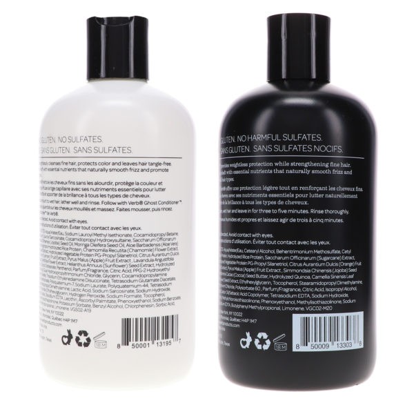 Verb Ghost Shampoo 12 oz & Ghost Conditioner 12 oz Combo Pack