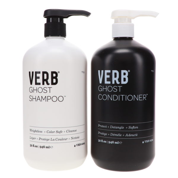 Verb Ghost Shampoo 32 oz & Ghost Conditioner 32 oz Combo Pack