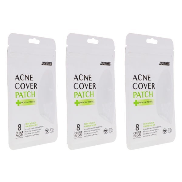 Avarelle Acne Cover Patch Frontline Essential 8 Oval Patches 3 Pack