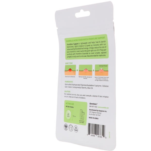 Avarelle Acne Cover Patch Frontline Support 40 ct