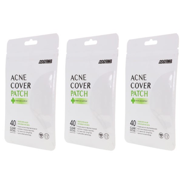 Avarelle Acne Cover Patch Frontline Support 40 ct 3 Pack