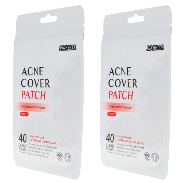 Avarelle Acne Cover Patch Variety 40 ct 2 Pack