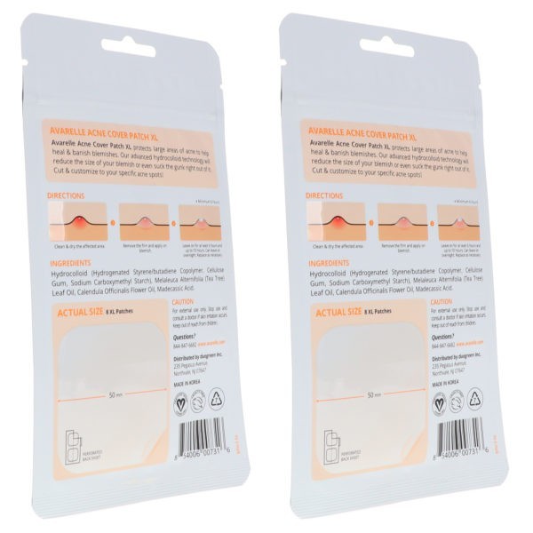 Avarelle Acne Cover Patch XL 8 ct 2 Pack