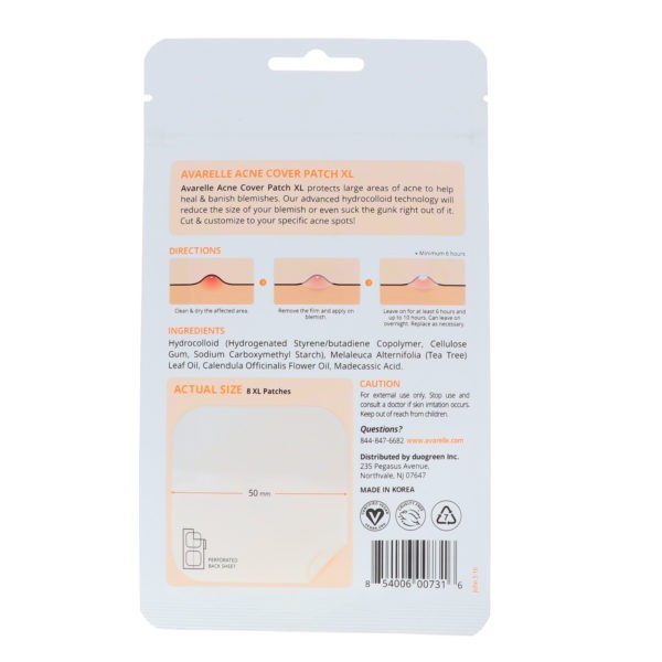 Avarelle Acne Cover Patch XL 8 ct 2 Pack