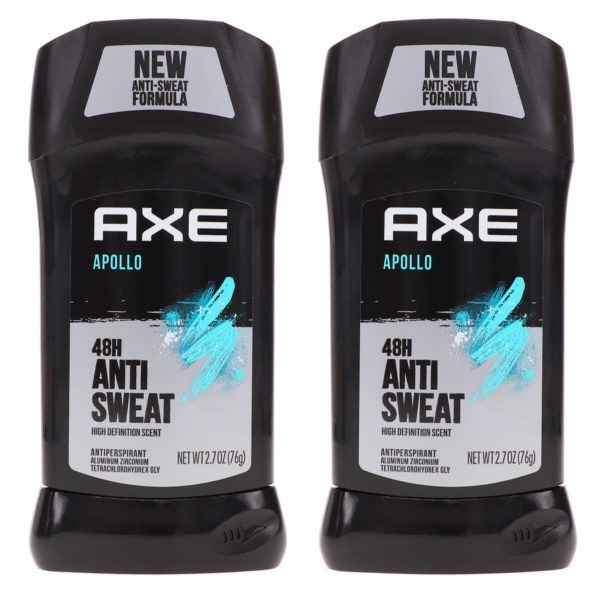 Axe Apollo Antiperspirant 2.7 oz 2 Pack