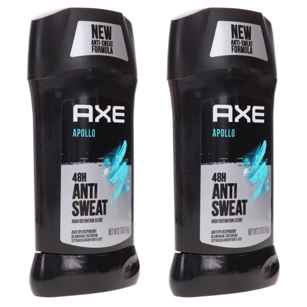 Axe Apollo Antiperspirant 2.7 oz 2 Pack